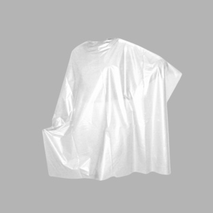 Пеньюар для парикмахерских работ, BEAJOY,ПНД, прозрачный, 100см*160см. рулон