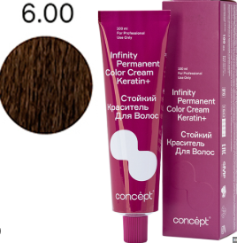 INFINITY Permanent Color 6.00 Русый интенсивный, в метал.тубе100 мл.