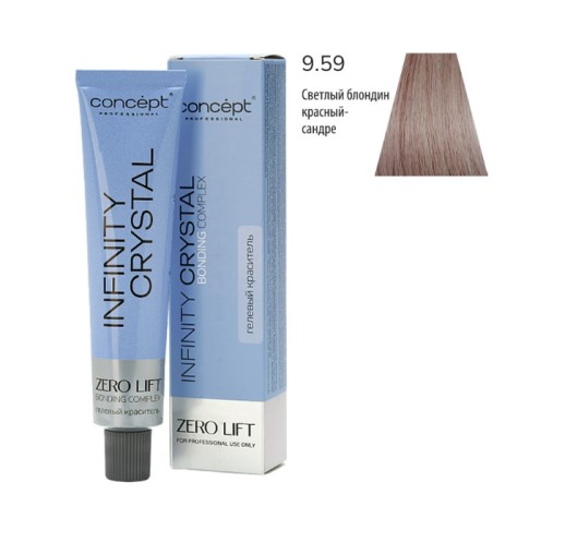 9.59 Светлый блондин красный-сандре (60 мл) Infinity Crystal