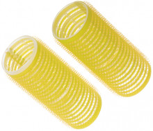 DBL32 Бигуди-липучки DEWAL BEAUTY 32мм*63мм (10шт) желтые