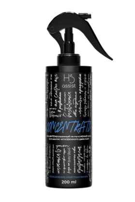 HS assist CONCENTRATE Синий концентрированный интенсивный уход для волос увлаж/разгл 200мл