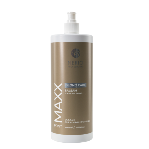MAXX POINT Оттеночный бальзам Blond Care Pearl Blond для жемчужного блонда, с дозатором, 1000 мл