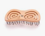 Щетка Dewal Beauty серия "Eco-Friendly", массажная, с нейлоновым штифтом, форма бабочка