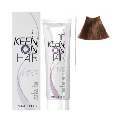 KEEN VELVET COLOUR 100 мл / 7,44 Средне -русый интенсивно медный