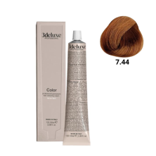 7.44 3DeLUXE  PROFESSIONAL 100 ml 7.44 Насыщенный медный 100 мл