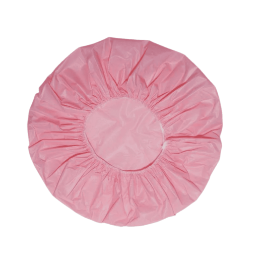 Шапочка для душа розовая