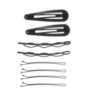 Заколка клик-клак DEWAL PARSA BEAUTY серии WILD MAGIC для волос 4шт