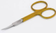 Ножницы для кожи,маленькие лезвия,золотое покрытие НСС 5 S Gold